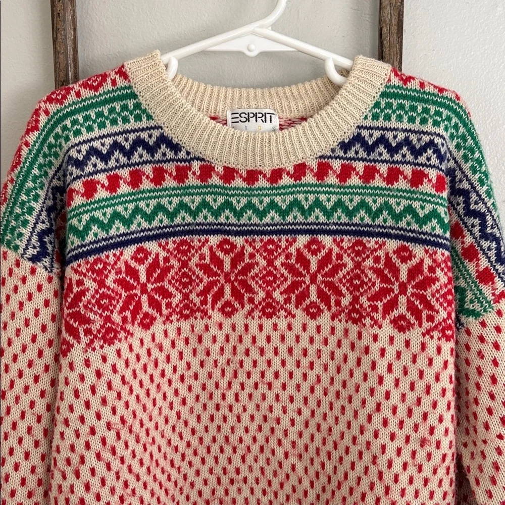 Vintage ESPRIT kid’s Christmas sweater - Picture 2 of 6